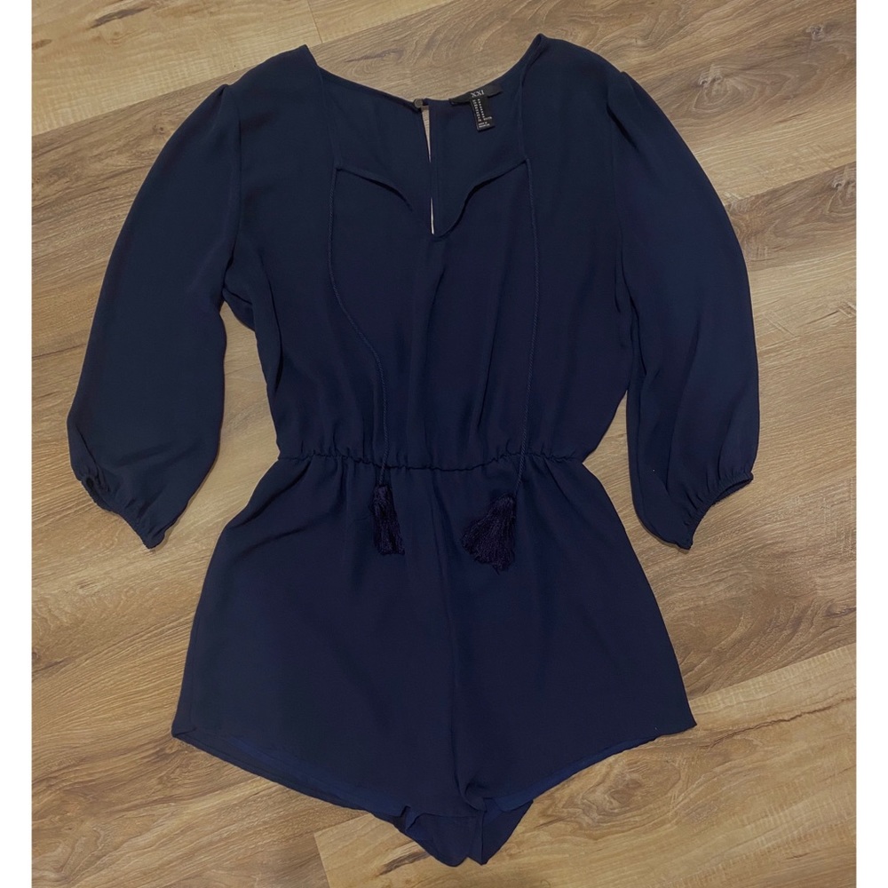 Navy Blue Romper